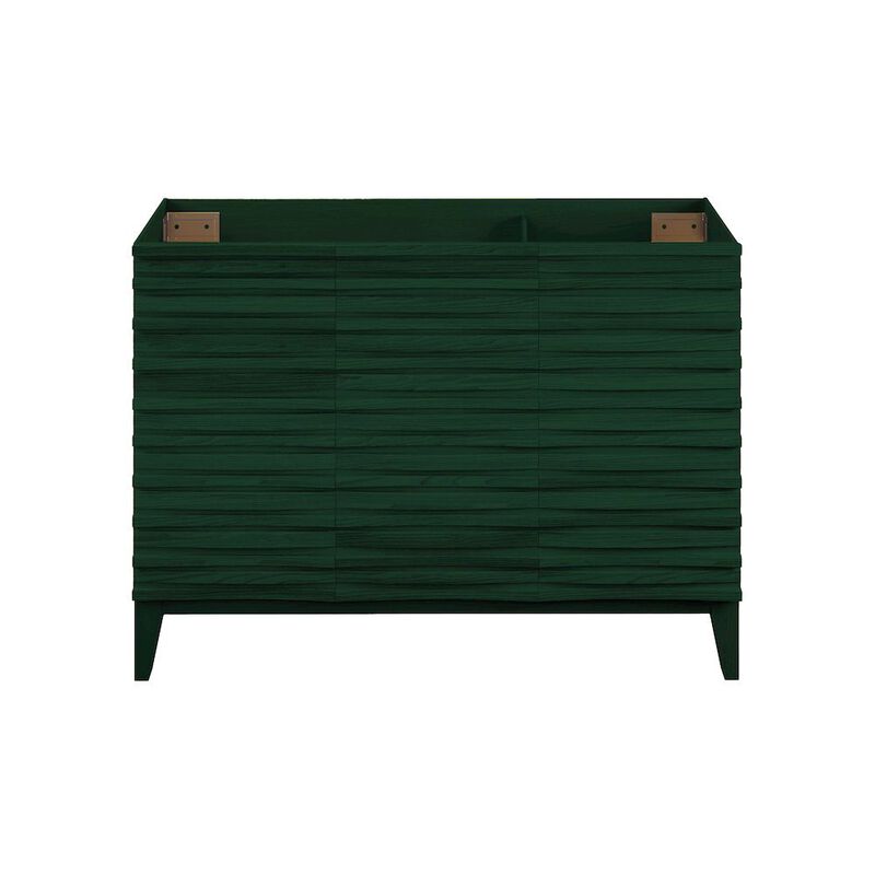 Cascade 48" Freestanding Bathroom Vanity Cabinet without Top in Green Oak image number 0