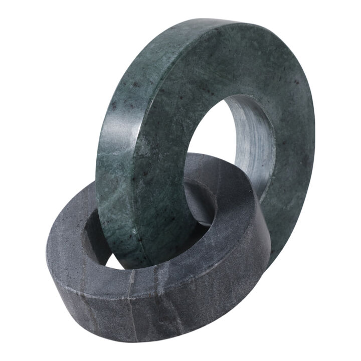 8x6" Marble Double Ring