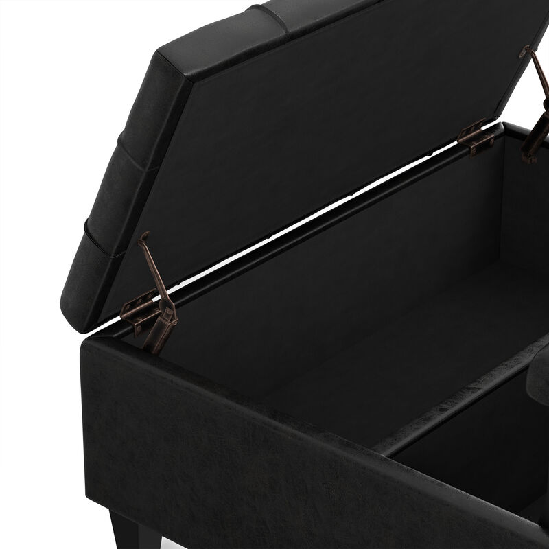 Harrison Transitional Square Coffee Table image number 5