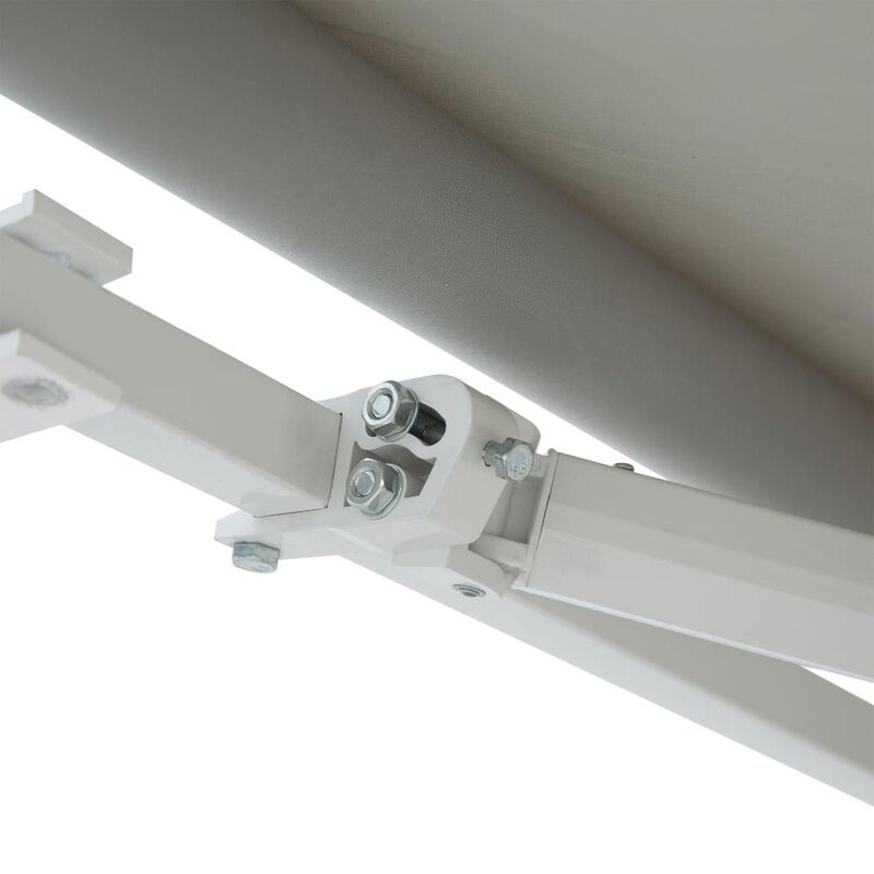 Hivvago 12' x 8' Patio Sun Shade Awning with Manual Operation image number 7
