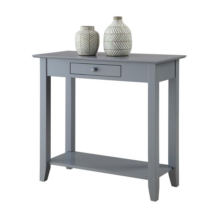 Convience Concept, Inc. American Heritage Hall Table with Drawer and Shelf