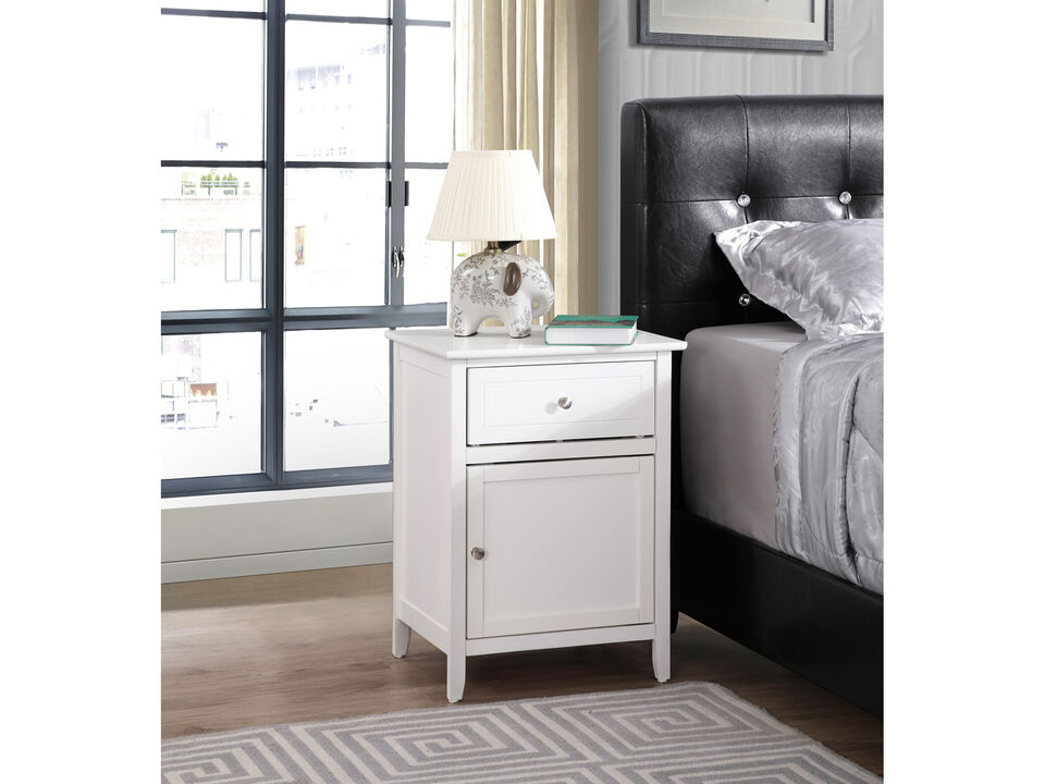 Lzzy 1-Drawer Nightstand (25 in. H x 15 in. W x 19 in. D)
