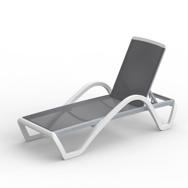 Streamdale Adjustable Aluminum Patio Chaise Lounge Chair