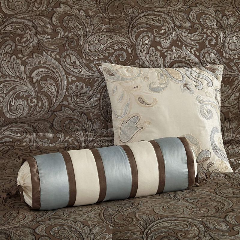 QuikFurn 12 Piece Cotton Polyester Comforter Set