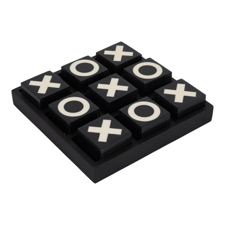 6" Resin Tic-tac-toe Set