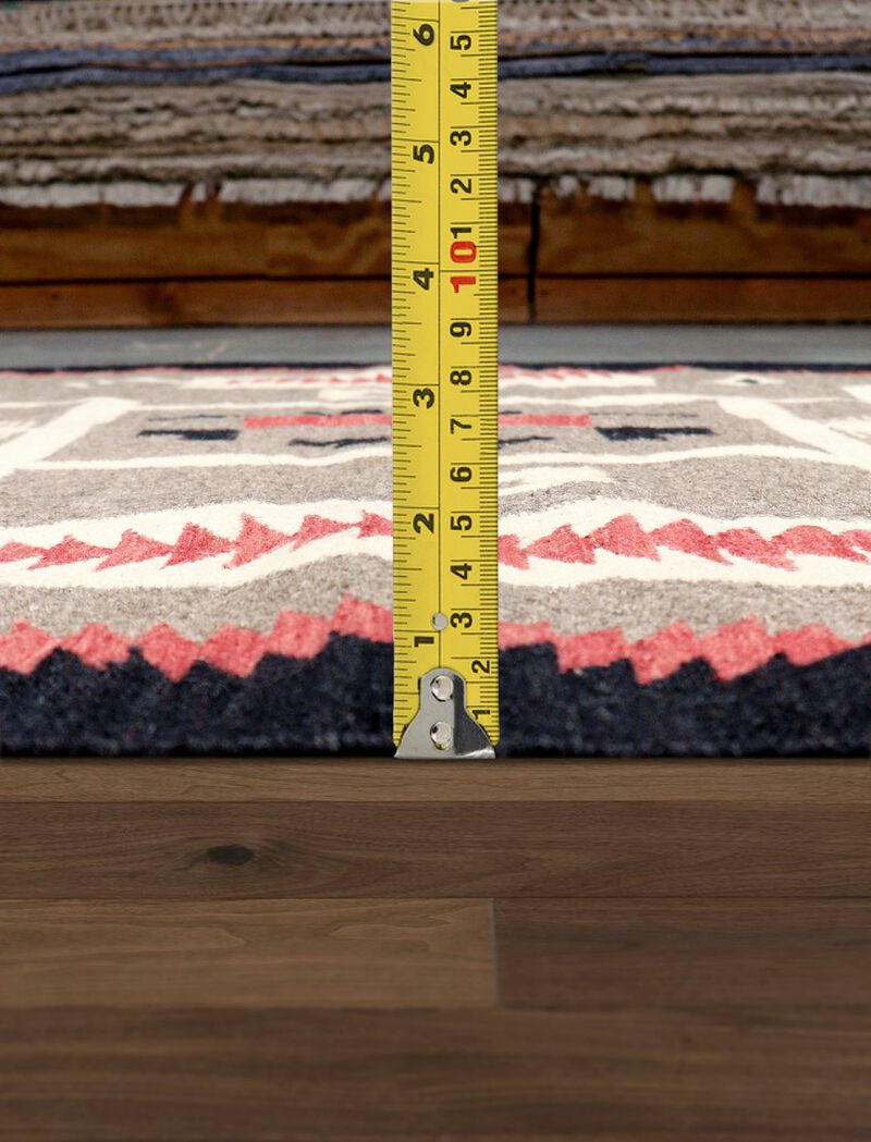 Pasargad Home Tuscany Reversible Wool Mocha Area Rug- 4'10'' X 7' 0'' image number 4