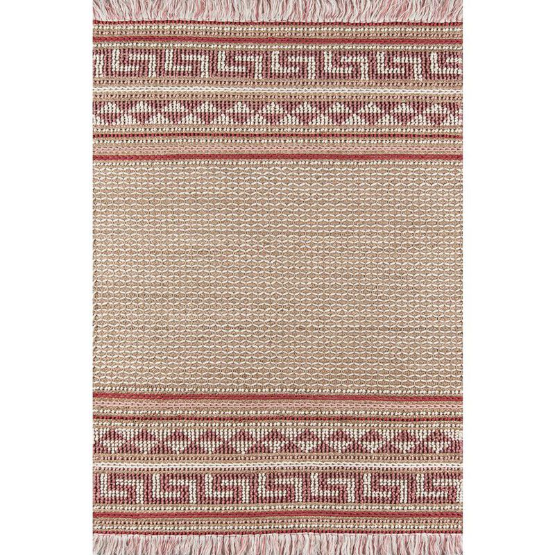 Momeni Transitional Rectangle Area Rug, Pink, 6' X 9'