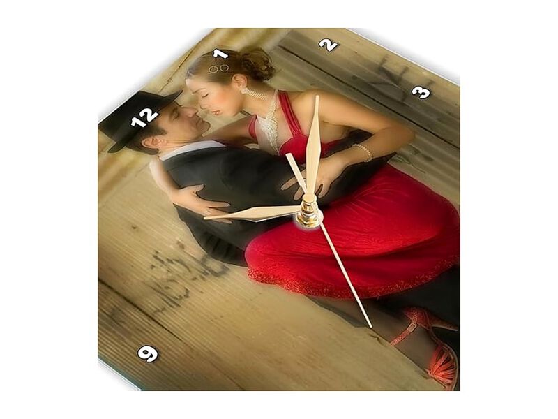 Argentina Buenos Aires Boca Tango Dancing Wall Clock 10 Inch Home Decor image number 3