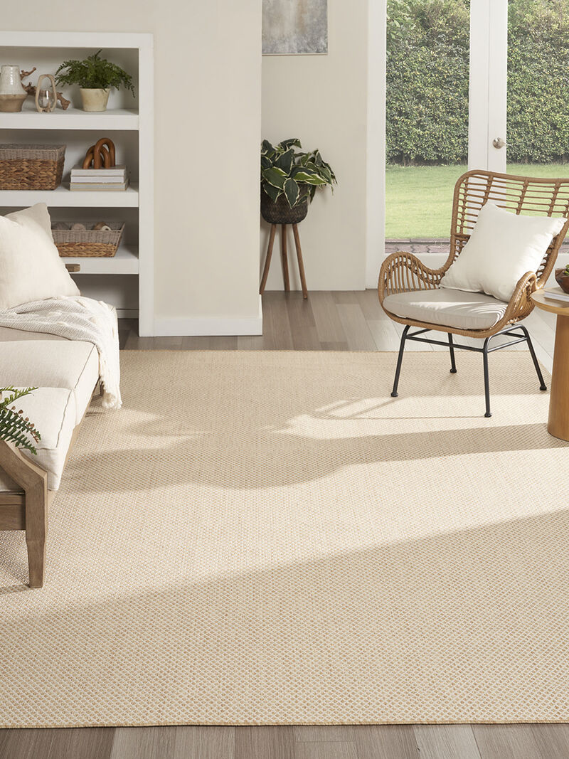 Courtyard COU01 Natural 9' x 12' Rug