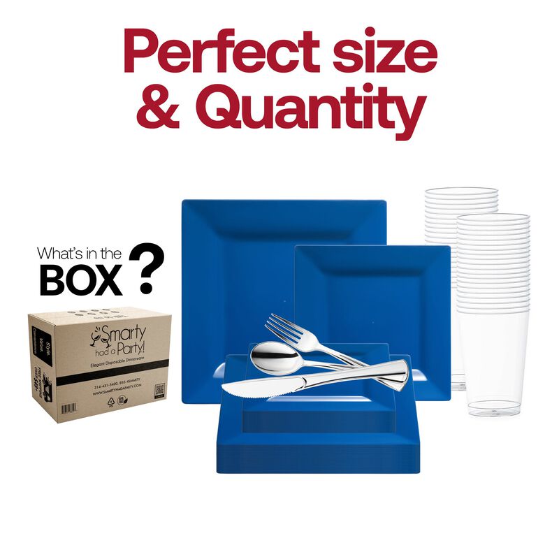 Square Plastic Wedding Value Set (30 Sets) image number 3