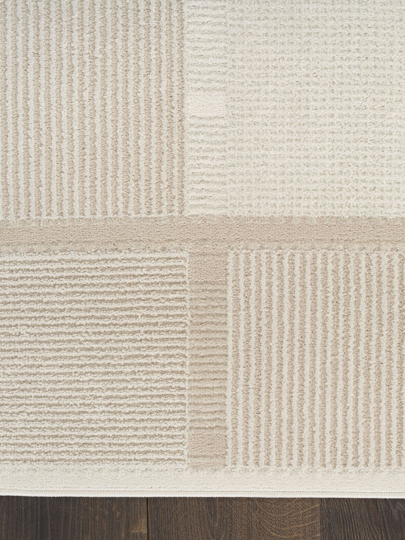 Nordic NRC09 Ivory/Taupe 4' x 6' Rug