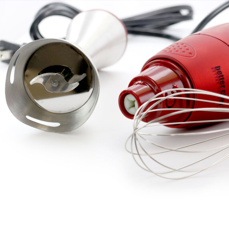 Better Chef DualPro Handheld Immersion Blender in Red