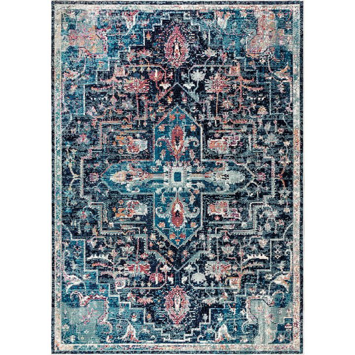 Zafra Vintage Medallion Area Rug