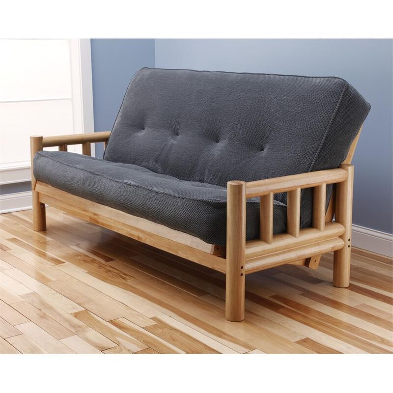 Lodge Frame-Natural Finish-Marmont Thunder Mattress