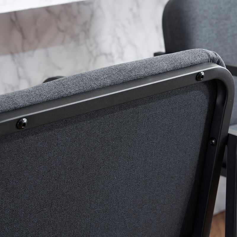 Merax Modern Upholstered Counter Height Bar Stool Set of 2