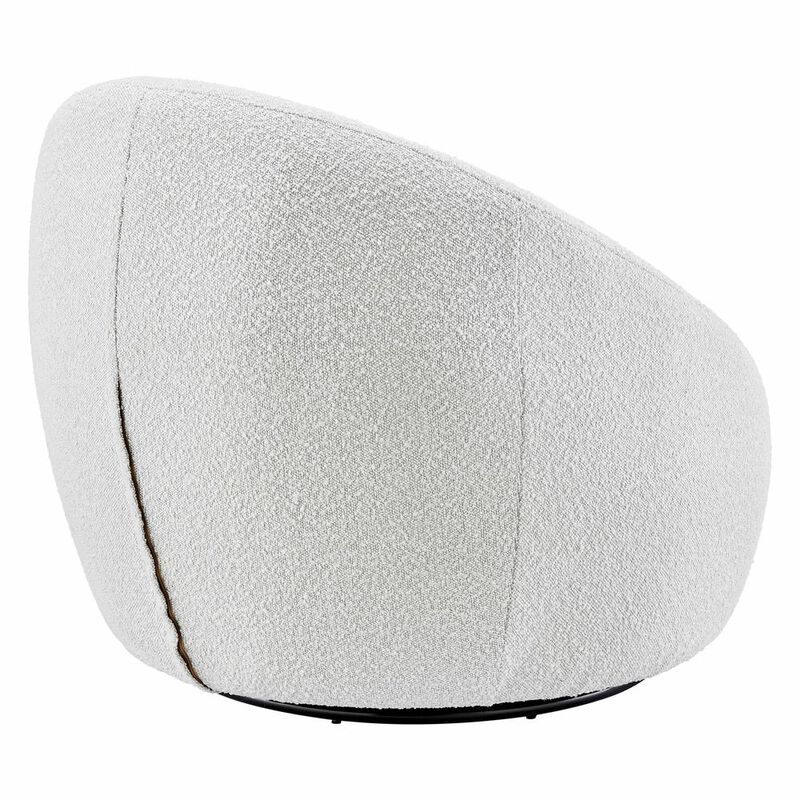 New Pacific Direct Adelmo Fabric Swivel Accent Chair