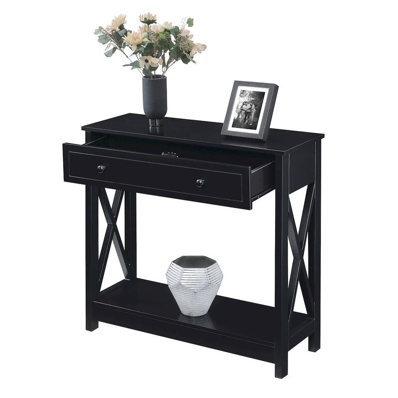 Convenience Concepts Oxford 1 Drawer Entryway Hall Table with Shelf
