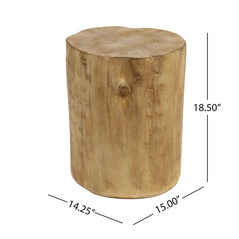 Christopher Knight Home Oaklyn Outdoor Contemporary Lightweight Concrete Side Table image number 2