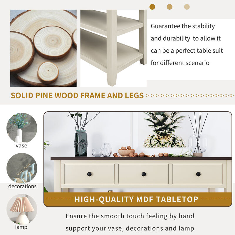 Merax Retro Design Console Table