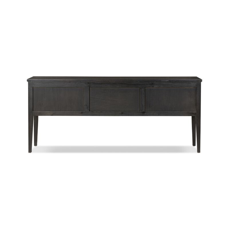 Bush Distressed Black Sideboard