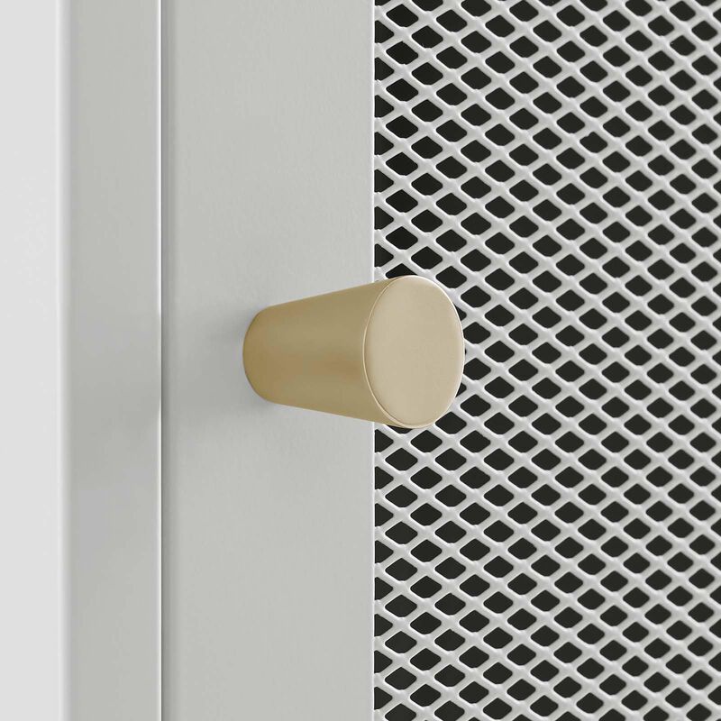 Modway Powder-Coated Metal Wall-Mount Nightstand in Light Gray image number 6