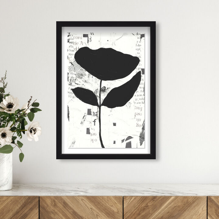 Single Tulip Floral and Botanical Canvas Print by Oliver Gal
