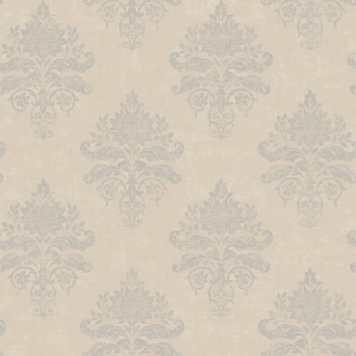 Palazzo 2 Medallion Damask Beige Wallpaper G68668