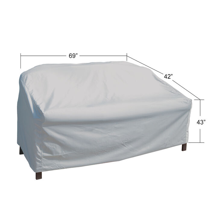 Mondawe 69" W x 42" D x 43" H X-Large Loveseat/Corner Sectional Protective Cover