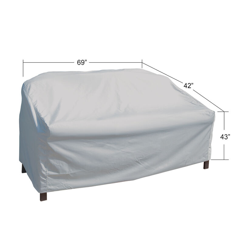 Mondawe 69" W x 42" D x 43" H X-Large Loveseat/Corner Sectional Protective Cover image number 1