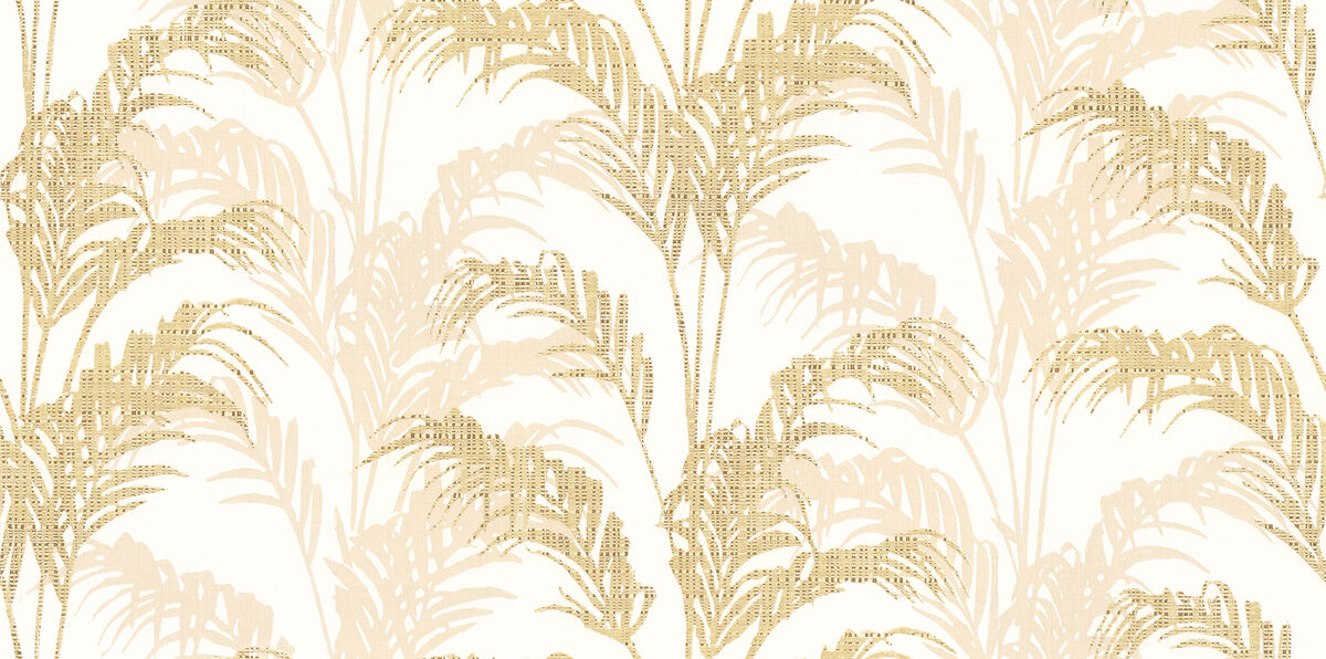 Rattan Gold Palm Wallpaper (Set of 2)