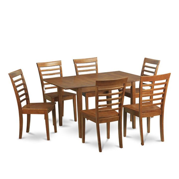 7 Pc dinette set-small Dining Tables with 6 Dining Chairs