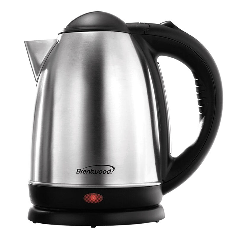 Brentwood 1.7 L Stainless Steel Electric Cordless Tea Kettle 1000W (Brushed) image number 1