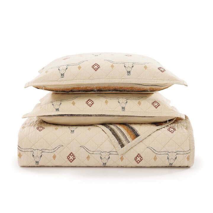 Maverick Longhorns Quilt Set
