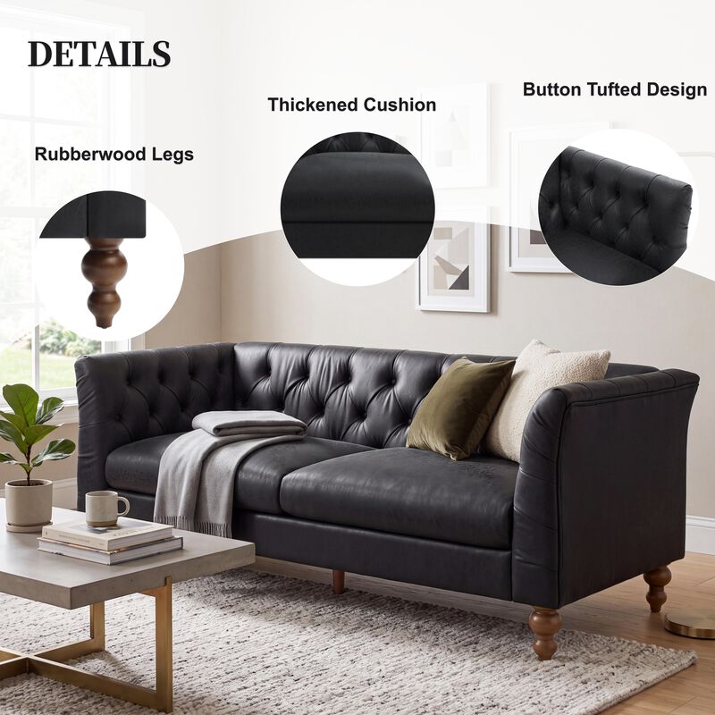 Kelhak 3 Seat PU Sofa image number 3