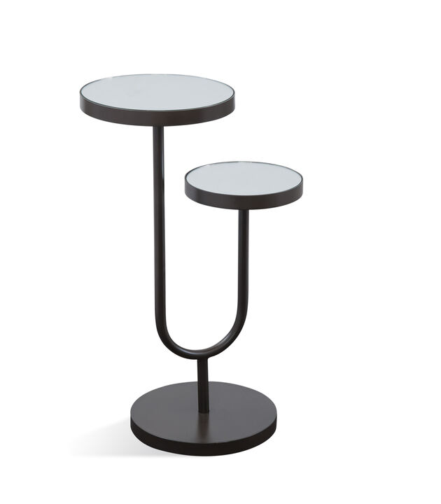 High-Low Bronze Accent Table