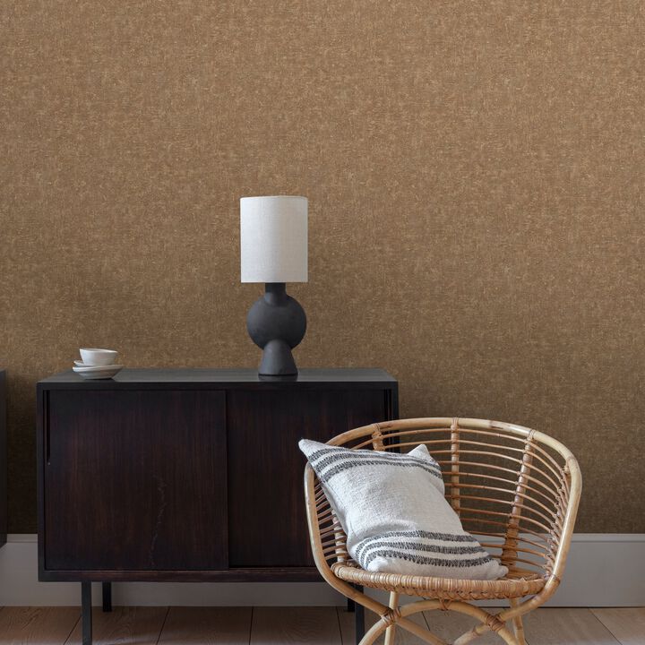 Concept Concrete Plain Brown Wallpaper CO1204