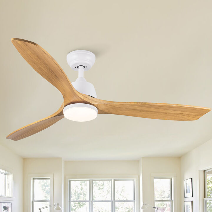 ELEMENT ACE 52" Farmhouse Rustic LED Ceiling Fan with Remote Control