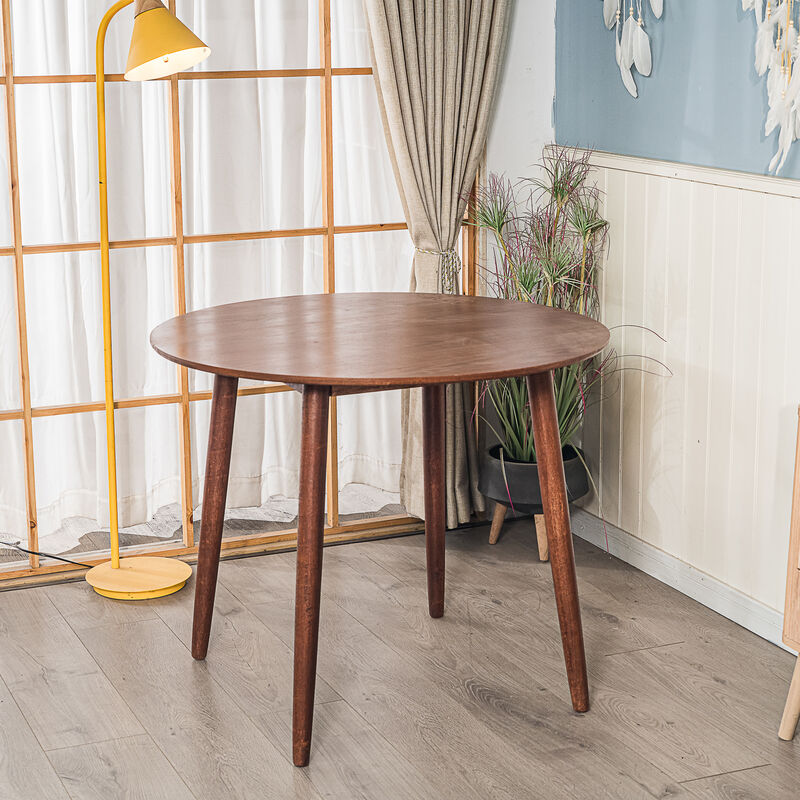 Dining Table for 4 People Round Wood