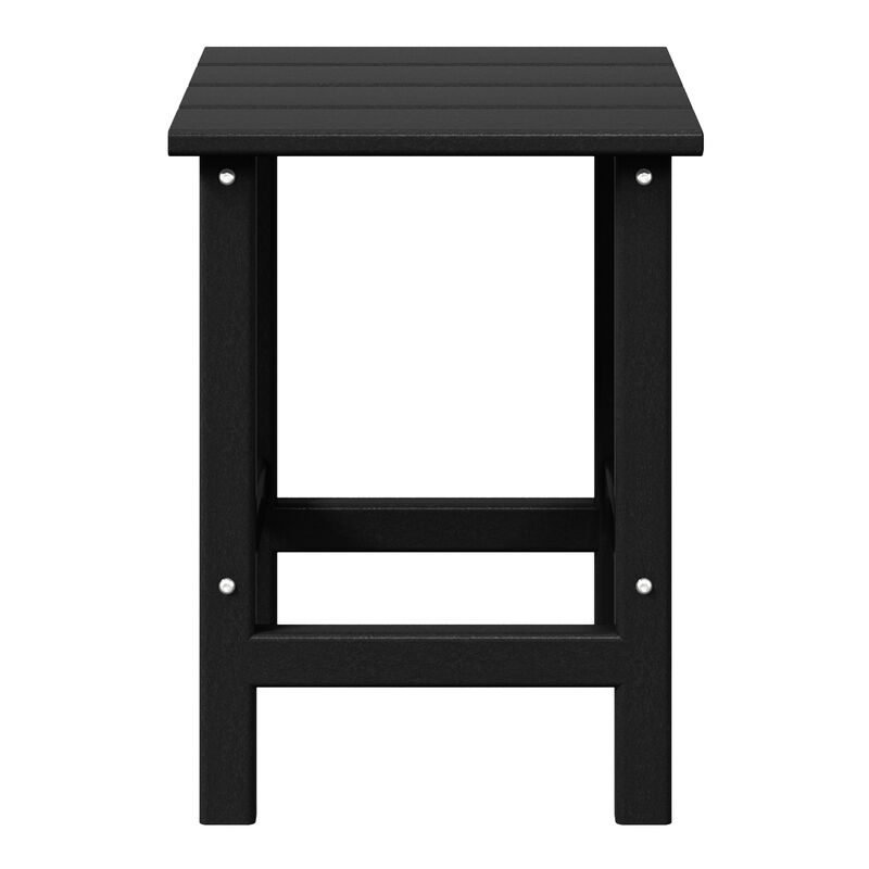 WestinTrends 14" square outdoor Side table for Adirondack chair