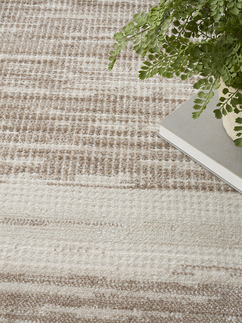 Serenity Home SRH07 Mocha/Ivory 7'10" x 9'10" Rug image number 6