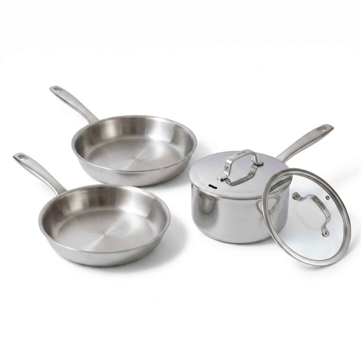 Alva Maestro 5-Piece 5-Ply Stainless Steel Cookware Set