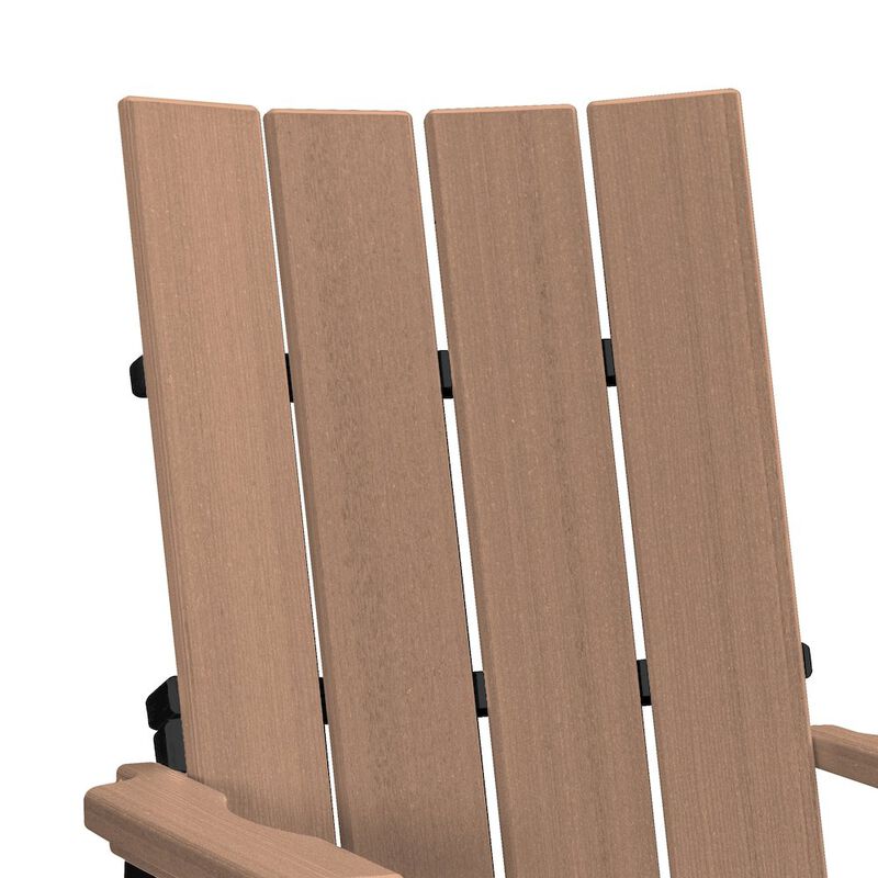 American Furniture Classics Brandon Swivel Glider in Cedar on a Black Base