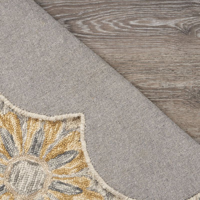 LR Home Dazzle Wool Area Rug Indoor