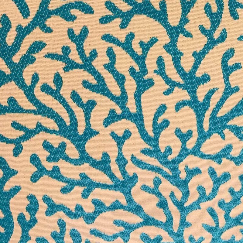 Plutus Brands Marlin Vines Blue, Cream Floral Luxury Throw Pillow image number 2
