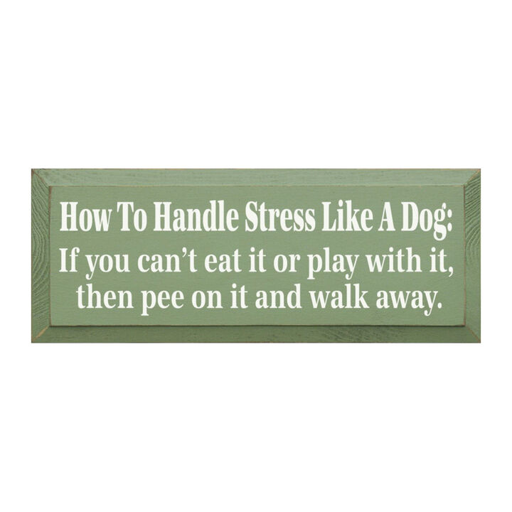 Rustic Dog Quote Wood Sign Funny Pet Saying Wall Decor for Home or Office