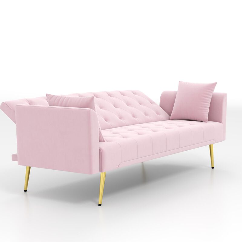 Limpis 72 inch foldable sleeper sofa image number 3