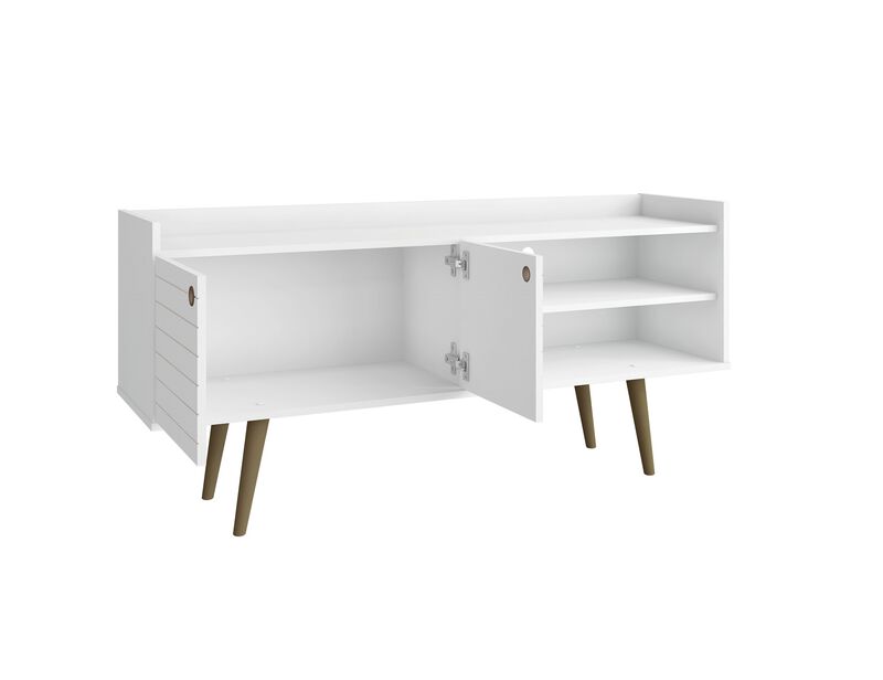 Bogart White TV Stand