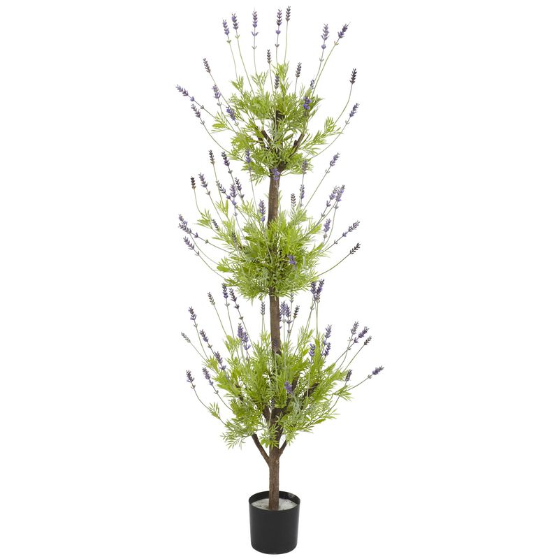 HomPlanti 4' Lavender Topiary Silk Tree