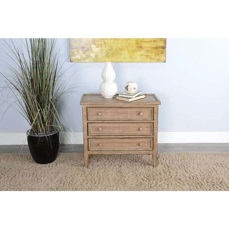 Sunny Designs Beach Pebble Side Chest