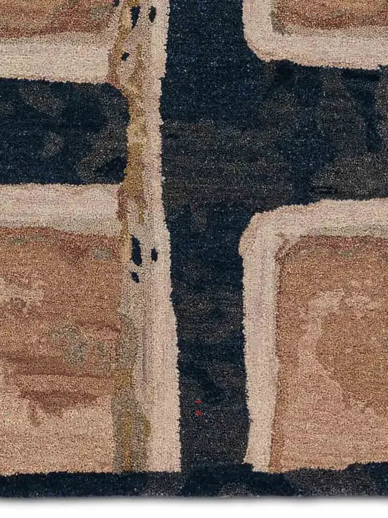 Honeycomb Balsa Ebony 6'X9' Rug image number 4